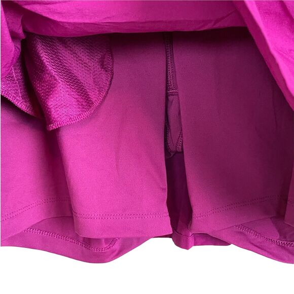 Nike Tennis Skirt AV3651-627 Size L Maroon 15" Woven Skort Athletic - Picture 5 of 9